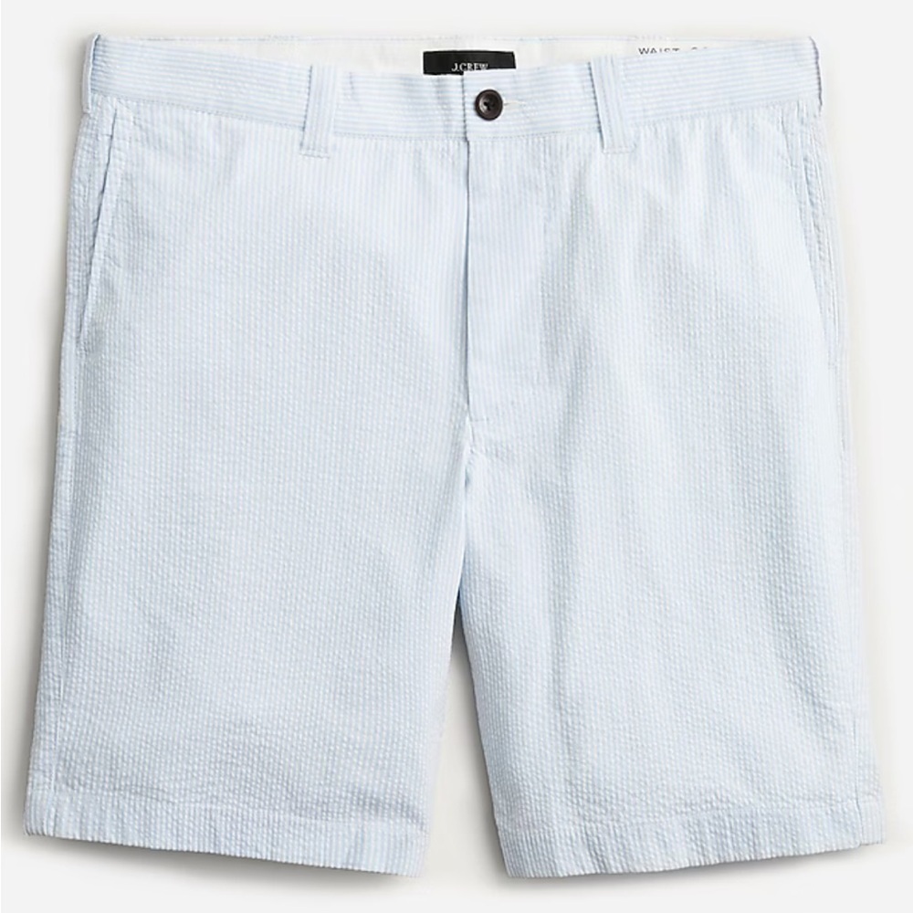 J. Crew 9" stretch seersucker short size 32 and 30